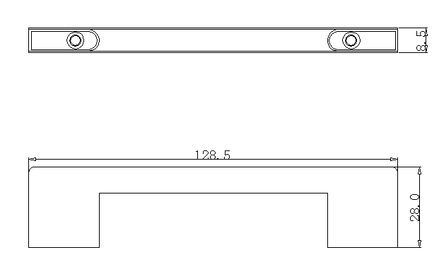 Les meubles de chrome tirent et des poignées pour le placard de buffets