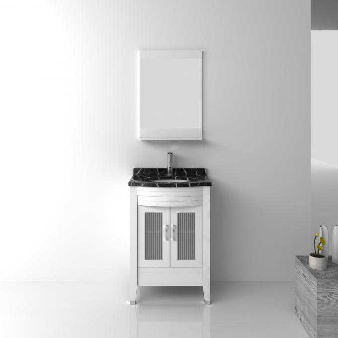 Le Cabinet de salle de bains décoratif d'hôtel de mode place sans égouttoir/robinet