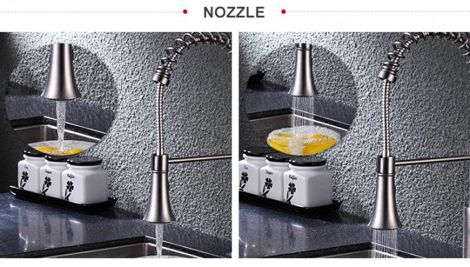 Les robinets en laiton d'évier d'énergie hydraulique de Chrome approuvés par CUPC retirent le robinet d'eau