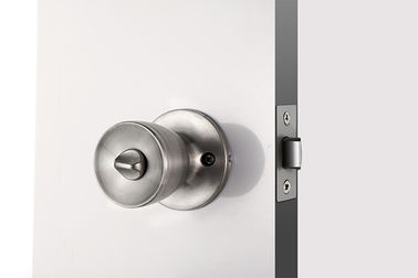 Poignée de porte à clé à double cylindre 70 mm boulon cylindrique 3 touches