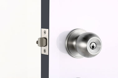 Poignées de porte de cylindre en acier inoxydable Manche serrure de serrure de porte pour 70 mm Backset