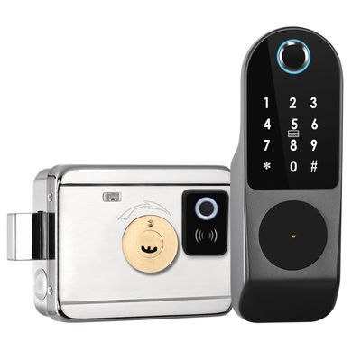 Bluetooth sans clé Biométrique empreinte digitale Fermeture de serrure de porte étanche