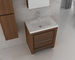 Meubles de salle de bain en MDF en chêne élégant avec armoire latérale 800 x 25 x 700 mm