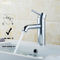 Les robinets mécaniques pour éviers en chrome sans sortie d'eau purifiée