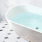 Vannes de bains classiques de forme ovale acryliques non glissantes