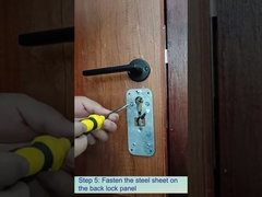 Échange de serrure mécanique standard européenne vers serrure intelligente APP