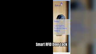 Gestion des accès sécurisés par serrure de porte RFID intelligente
