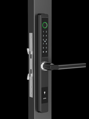 Narrow Frame Fingerprint Door Lock Waterproof IP65 For Apartment