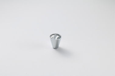 Manches et boutons pour meubles en verre diamanté à trou unique