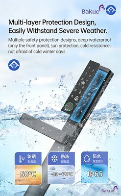 Password Lock Type Bluetooth Door Lock Featuring Sturdy Aluminum Shell Suitable for Commercial Buildings and Residential