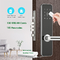 Alloy d'aluminium NFC carte clavier serrure de porte pour maison appartement bâtiment hôtel