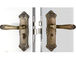 Fermeture de porte de chambre à haute dureté à serrure à poignée antique alliage de bronze zinc Entracne
