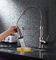 Mélangeur d'eau chaude et froide Tirez les robinets d'évier Traitement de surface de chrome