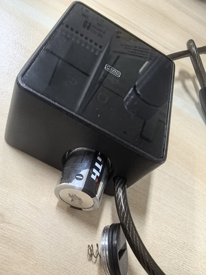 Fermeture de câble en acier inoxydable pour porte de vélo