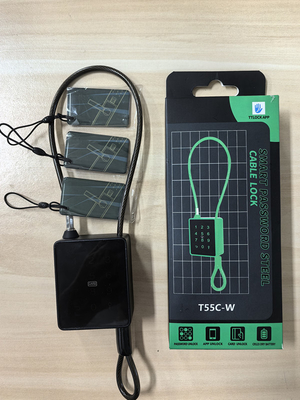 Fermeture à glissière sans clé avec câble 4 mm et contrôle APP