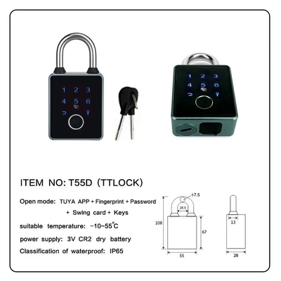 Fermeture à glissière résistante aux intempéries Smart Keyless Touchscreen Bluetooth Fermeture à glissière étanche Pour porte extérieure
