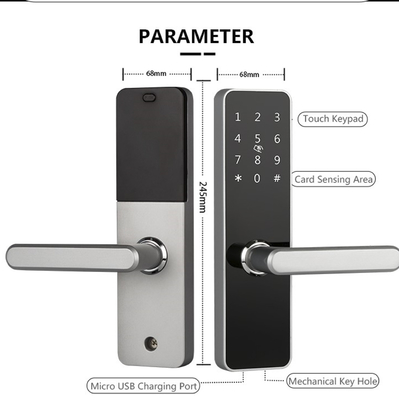 Fermeture de porte intelligente sans clé NFC / carte IC Smart Hotel Systerm APP