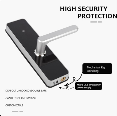 Fermeture de porte d'entrée intelligente avec Bluetooth WiFi RFID et entrée sans clé
