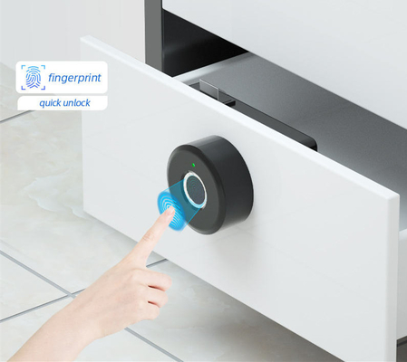 Fermeture électronique de l'armoire intelligente en alliage de zinc 5.0 Bluetooth Déverrouillage multi-empreintes digitales
