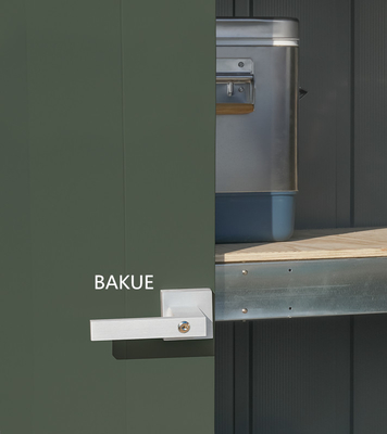 Sécurité de porte de hangar en aluminium durable de qualité supérieure résistant aux UV pour le stockage du jardin
