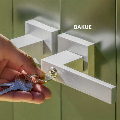 Entrepôt en aluminium haut de gamme Entrepôt à grande capacité Écluse UV résistant aux intempéries Pour une seule porte double Entrepôt extérieur 3 clés incluses