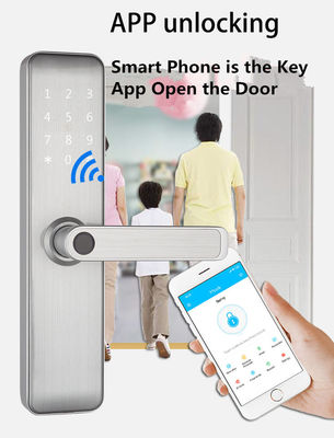 Bluetooth Wifi RFID sans clé Fermeture de porte intelligente pour la porte d'entrée de la maison Porte de chambre