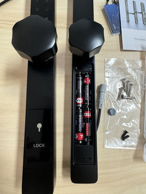 Fermeture de porte à empreinte digitale à cadre étroit imperméable IP65 pour appartement