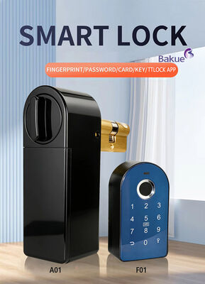 Fermeture de porte numérique intelligente Automatique Fermeture intelligente WiFi Bluetooth Aluminium