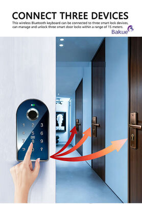 Fermeture de porte à empreinte noire Idéal pour une utilisation répandue comme un hôtel Fournissant des fonctionnalités de sécurité robustes et des systèmes de contrôle d'accès conviviaux