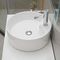 Résistant aux chocs au-dessus du comptoir bassin de lavage en porcelaine blanche pour salle de bain