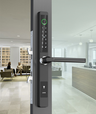 Appartement empreinte digitale étanche à l'eau serrure de porte numérique Norme européenne