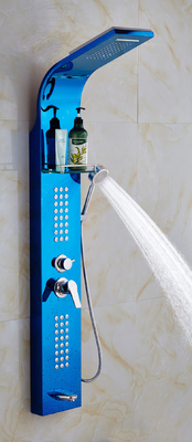 Tour de douche murale Cascade en acier inoxydable Panneau de douche moderne