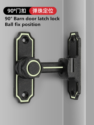 Serrure résistante de verrou de porte de grange de zinc ODM de 80mm x de 25mm