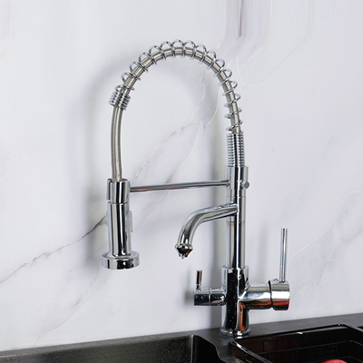 Longueur filtrée en laiton de l'acier inoxydable 60mm de robinet de cuisine de l'eau