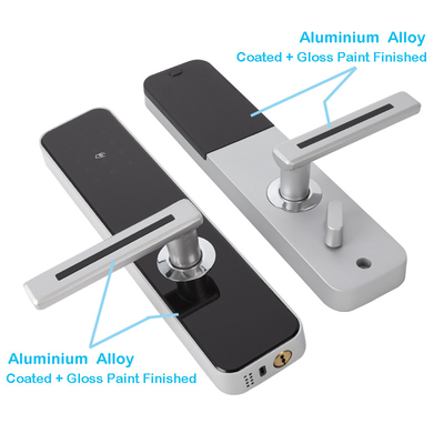 Fermeture de porte à écran tactile sans clé avec poignée en alliage d'aluminium