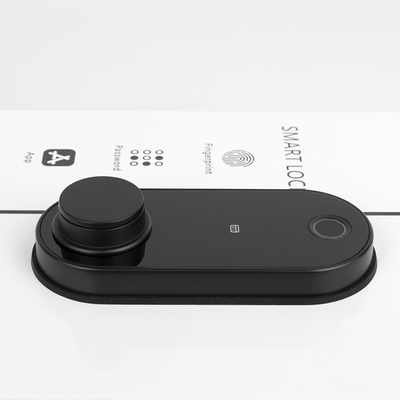 Porte d'entrée Smart Lock Fermeture à verrouille d'empreinte digitale Carte de code APP WiFi Fermeture de porte Fermeture fermée