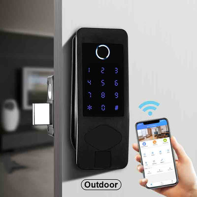 Fermeture étanche IP65 Fermeture de porte intelligente extérieure Déverrouillage d'empreintes digitales