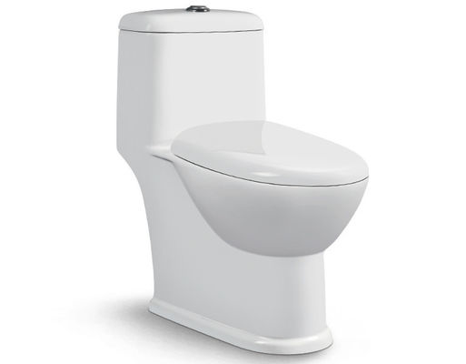 Toilette en une pièce avec couvercle UF à ralentissement