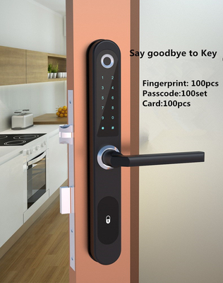 Contrôle Bluetooth APP Fermeture intelligente étroite en aluminium pour porte de 30 mm